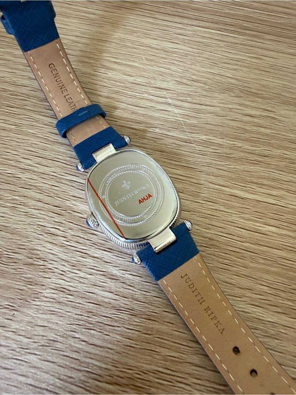 Judith Ripka Blue Oval Moonphase Watch - Picture 8 of 9